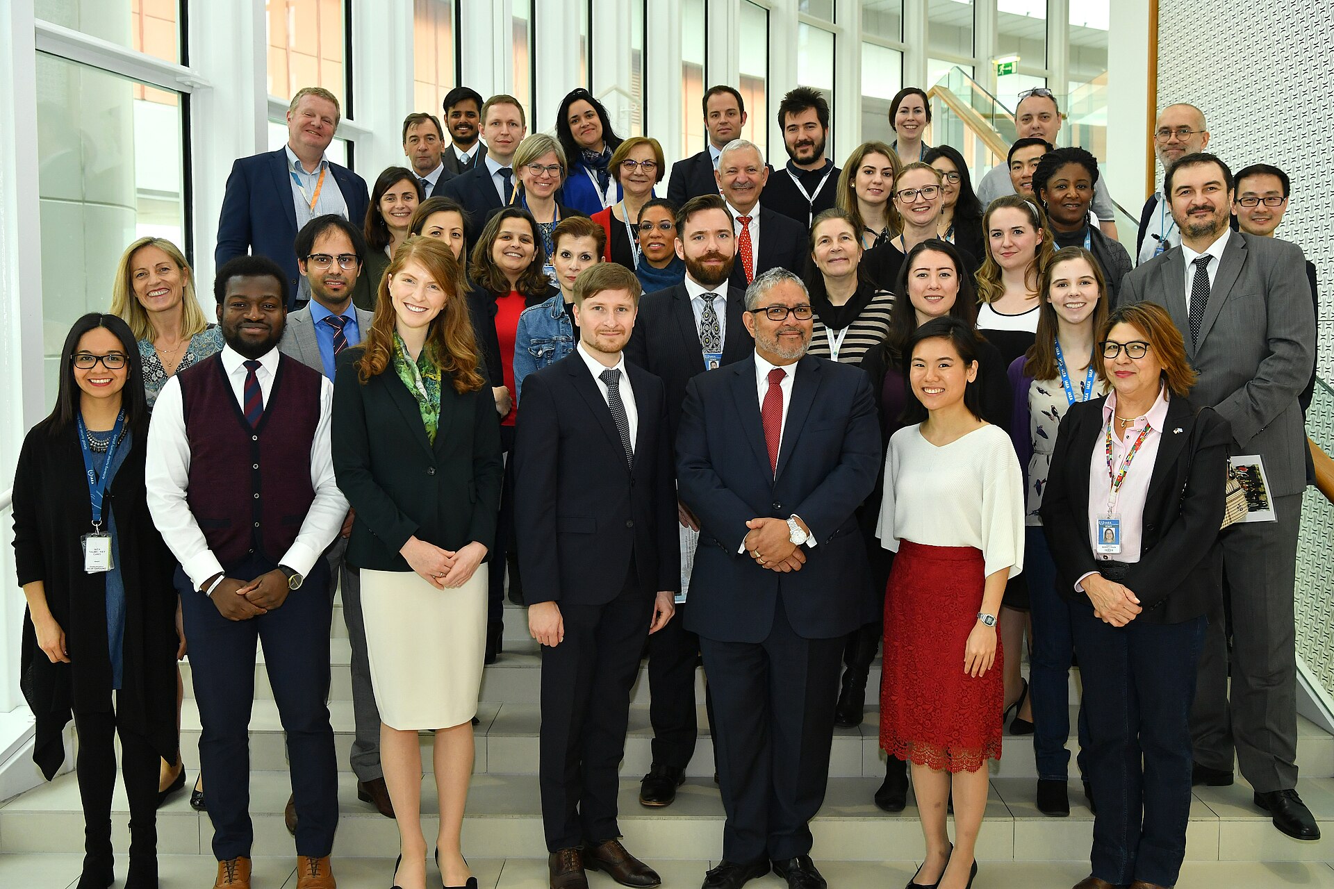 Official closing event of the UN-NYG Mentoring Programme, held at the Agency headquarters in Vienna, Austria. 8 March 2019 Speech by Mentors and Mentees Ms Patricia Gody-Kain - Mentor Mr Christophe Xerri - Mentor Ms Johanna Slaets - Mentee Mr Joseph Hiess - Mentee Ms Melissa Buerbaumer - Mentor Photo Credit: Dean Calma / IAEA UN NYG OFFICERS: Chirayu Batra - President Denis Subbotnitskiy - Vice President Kirsten Virginia Glenn - Communications and Liaison Officer Marianne Nari Fisher – Treasurer Babatunde Adigun – Programme Manager Amelia Lee Zhi Yi - Mentoring Coordinator Rong Liu - Intern Coordinator The UN-NYG Mentoring Programme is a project initiated by the UN-NYG and led by Ms Amelia Lee Zhi Yi, the UN-NYG Mentoring Coordinator. The programme is implemented with support from the IAEA Office of the Deputy Director General, Ms Mary Alice Hayward, Head of the Department of Management. The key vision of the mentoring programme is to act as a platform for IAEA staff to strengthen their professional skills at the workplace and improve networking capacity through the cultivation of cross departmental and generational relationships. The goals of the Mentoring Programme are to: 1. Strengthen staff resources through mutual learning experiences for mentors and mentees, to nurture high performance leaders with the capacity to “give back” at the workplace 2.Develop self-sustaining professional relationships between mentors and mentees that narrow the gap between different departments and age groups at the IAEA